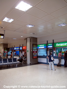 Alquiler de coches en Aeropuerto de Valencia