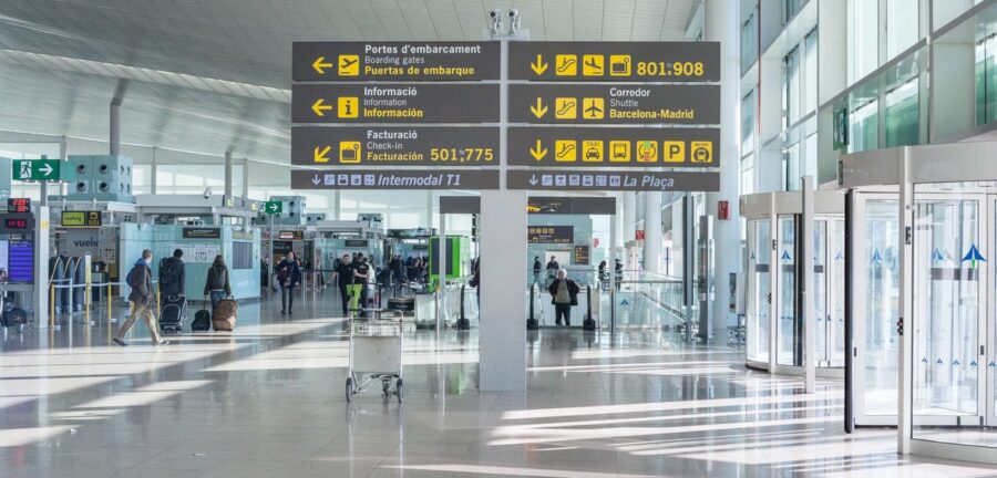 Llegadas de vuelos en Aeropuerto de Barcelona-El Prat