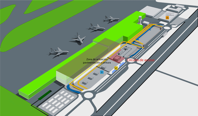 Parqueadero en Aeropuerto de Gran Canaria